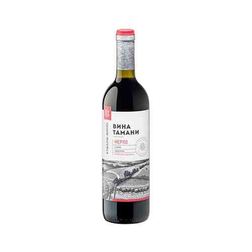 Вино Вина Тамани Мерло Красное Сухое 12% 0,7л арт. 100183166