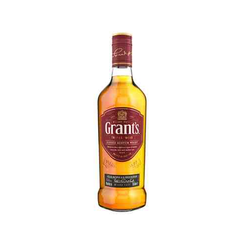 Виски Шотландский Грантс Трипл Вуд 3 Года 40% 0,5л арт. 136484