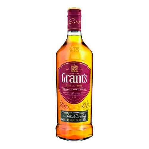 Виски Шотландский Грантс Трипл Вуд 3 Года 40% 0,7л арт. 100728630
