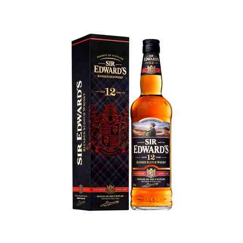 Виски Шотландский Сир Эдвардс 12 Лет 40% 0,7л арт. 100814001