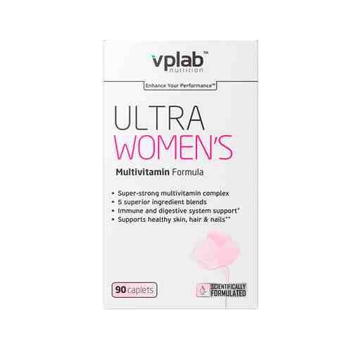 Витаминно-Минеральный Комплекс Vplab Ultra Womens 90 Капсул арт. 100887930