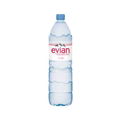 Вода Минеральная Evian Негазированная 1,5л арт. 10206267