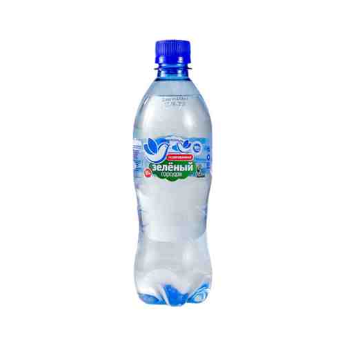 Вода минеральная зеленый городок питьевая газ 0,5л пластиковая бутылка арт. 100445867