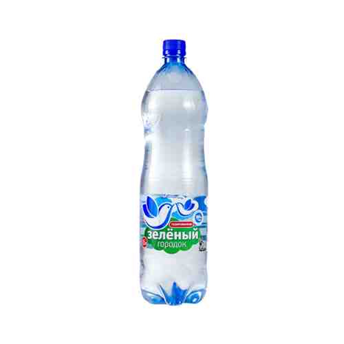 Вода минеральная зеленый городок питьевая газ1,5л пластиковая бутылка арт. 100445808