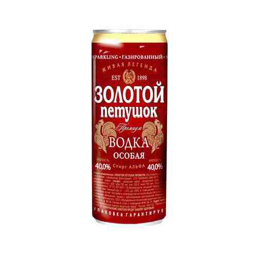 Водка золотой петушок премиум 40% 0.25л арт. 100291319