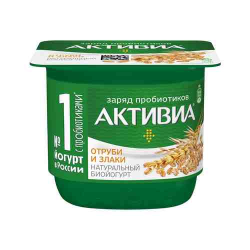 Йогурт Активиа Отруби-Злаки 2,9% 130г арт. 101194801