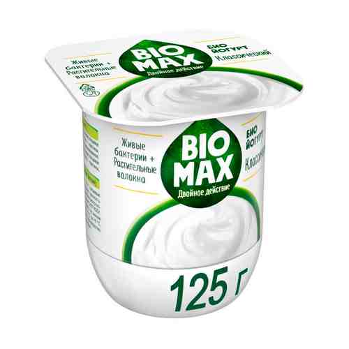 Йогурт Bio-Max Классический с Инулином 2,7% 125г арт. 100792375