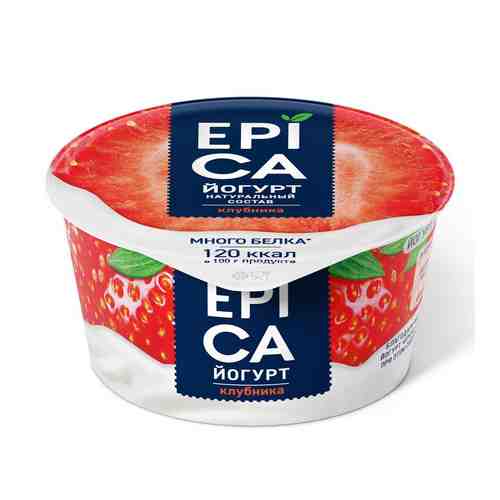 Йогурт Epica Клубника 4,8% 130г арт. 100448101