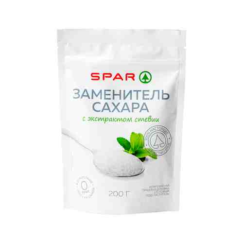 Заменитель Сахара SPAR с Экстрактом Стевии 200г арт. 100726028