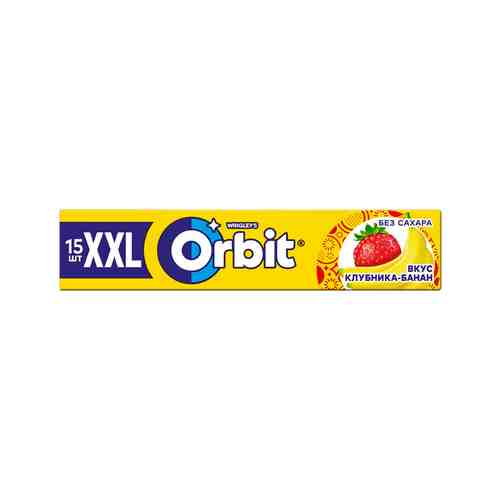 Жевательная Резинка Orbit XXL Клубника Банан 20г арт. 100288646