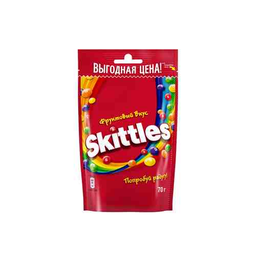 Жевательные Конфеты Skittles Фрукты 70г арт. 101098254