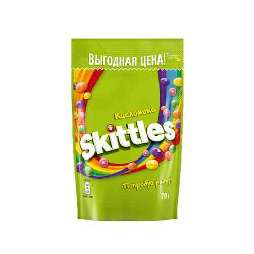 Жевательные Конфеты Skittles Кисломикс 70г арт. 101098300