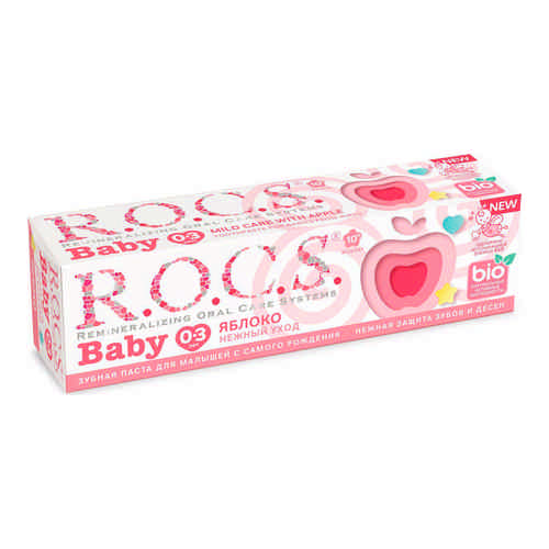 Зубная Паста R.O.C.S. Baby Яблоко 0-3 Года 45г арт. 100838337