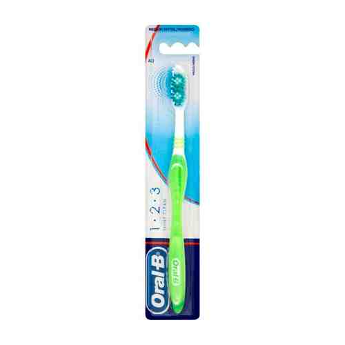 Зубная Щетка Oral-B 1-2-3 40 Мedium арт. 141229